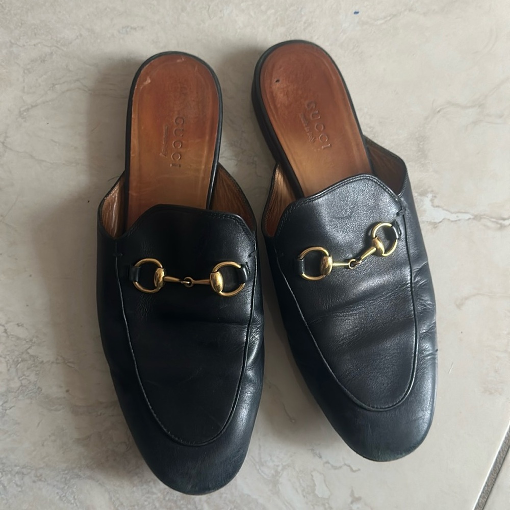 Gucci Black Mules